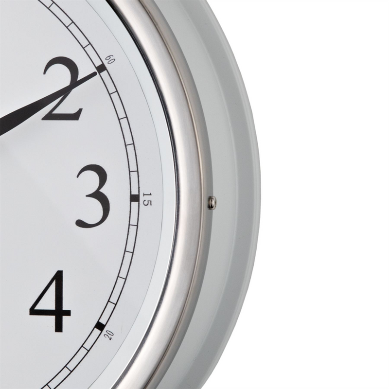 Hometime White Wall Clock With Arabic Dial 35cm