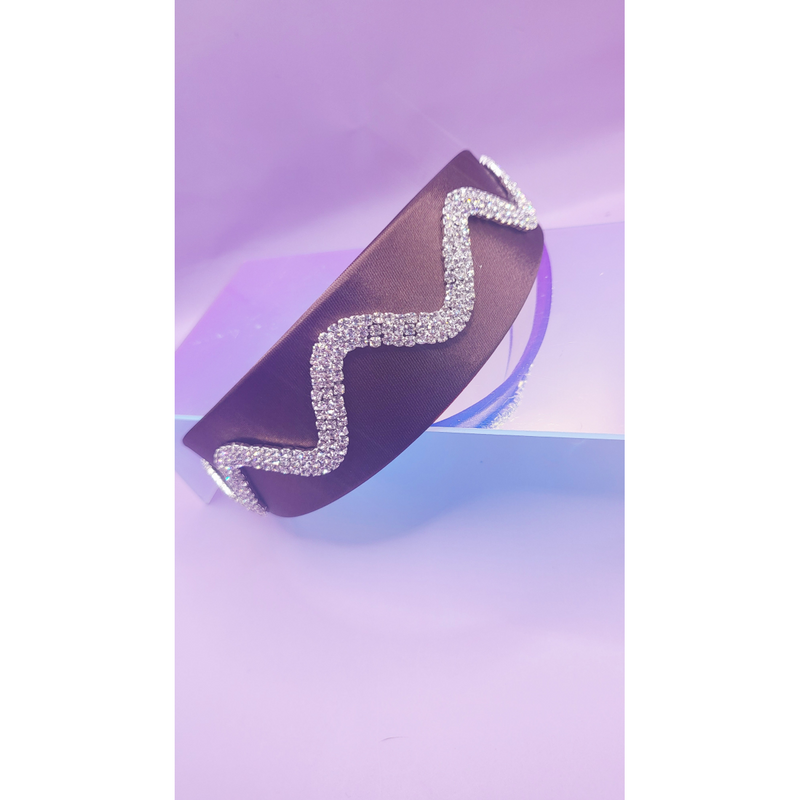Wavey Crystal Hair band