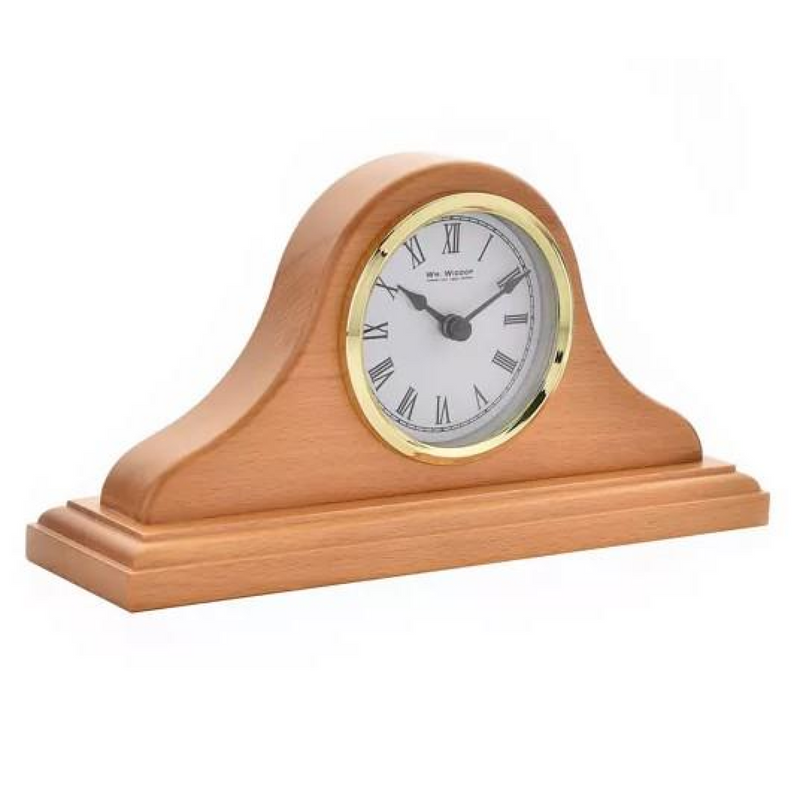 Widdop Napoleon Wooden Mantel Clock W2671