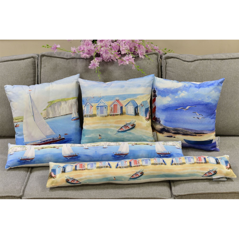 By The Seaside Cushion - Lighthouse Design 40cm