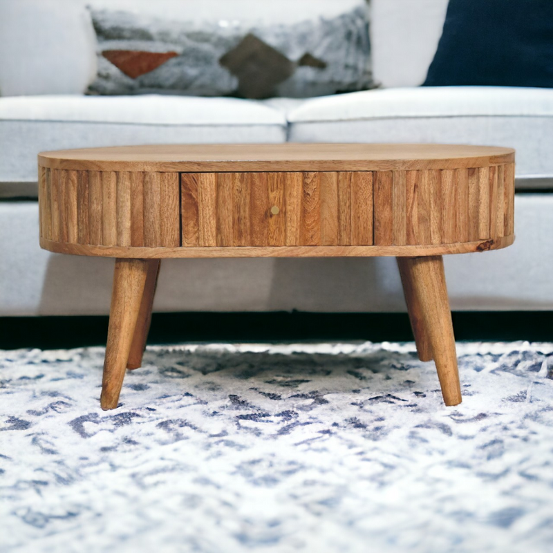 Artisan Furniture Solid Wood Stripe Coffee Table