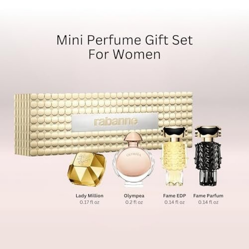 Paco Rabanne Ladies Miniature Gift Set (2 x 4ml  5ml  6ml)