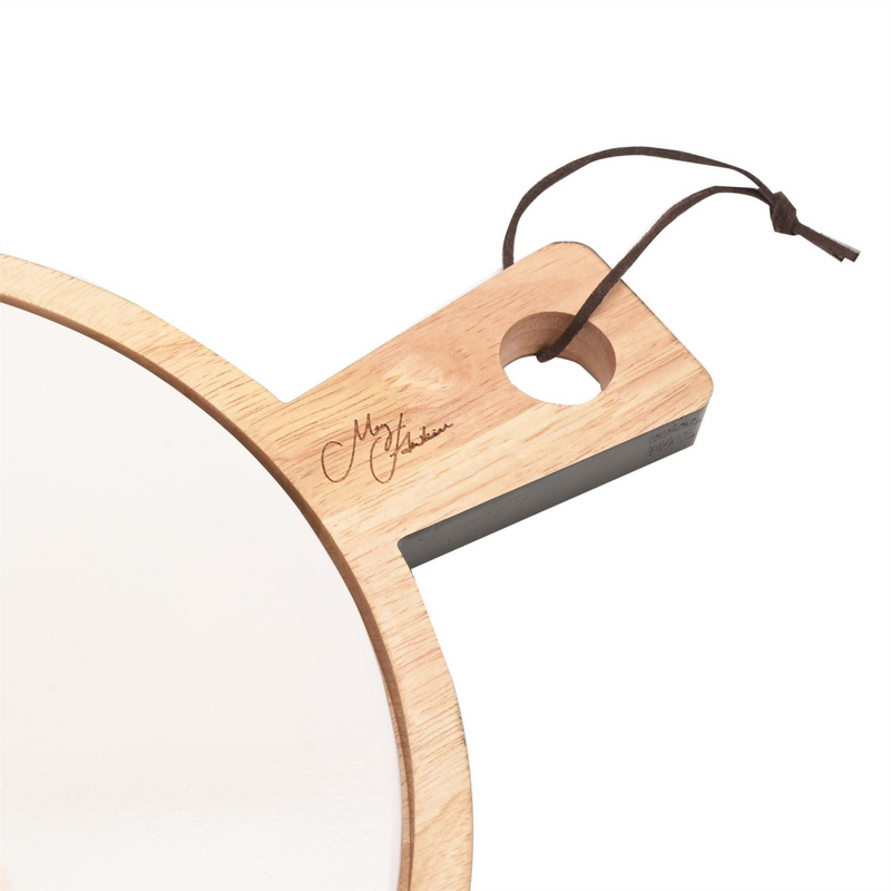 Meg Hawkins Rubber Wood & Ceramic Serving Board Highland 27 x 35 cms