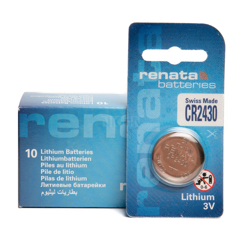 Renata CR2430 Lithium Watch Batteries (10 Pack)