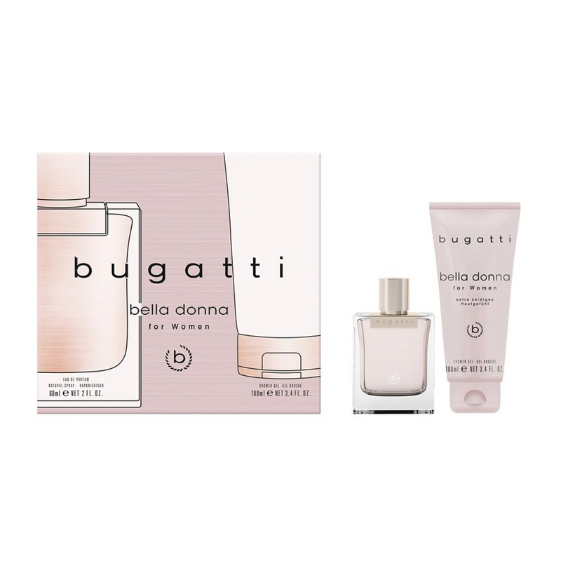 Bugatti Bella Donna For Women Gift Set (Eau De Parfum Spray 60ml  Shower Gel 100ml)
