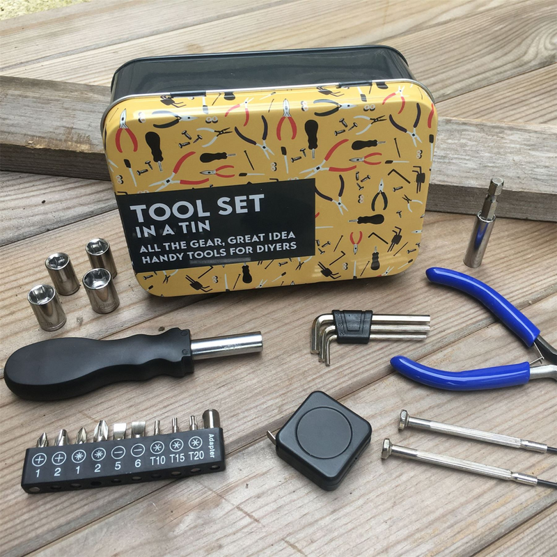 Apples To Pears Gifts For Grown Ups Tool Set In A Tin