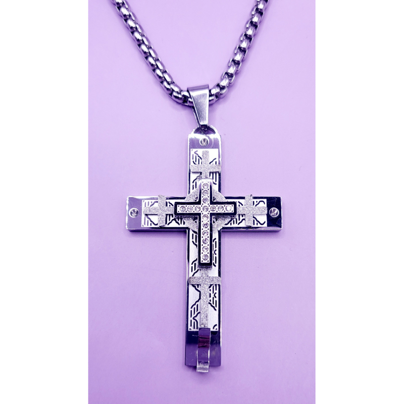 Ultimate Silver Cross Necklace