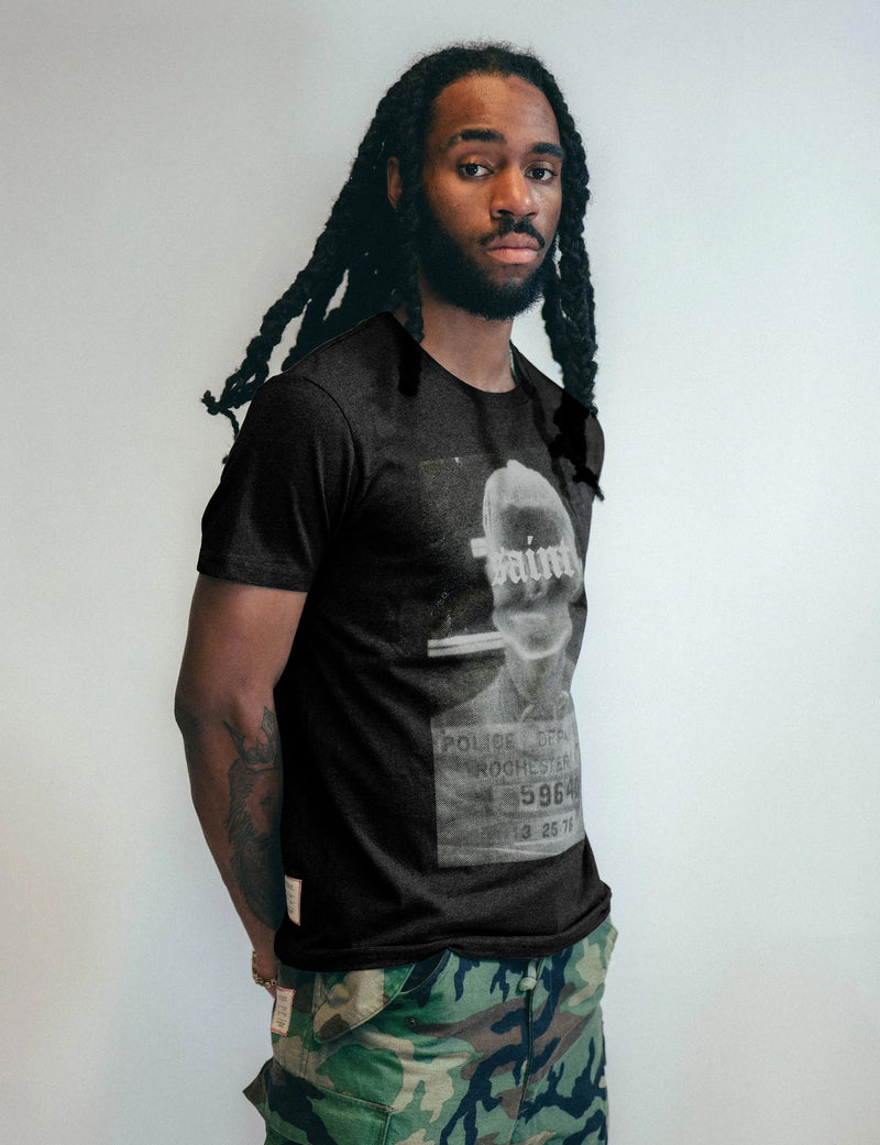 'Saint' T-Shirt in Black