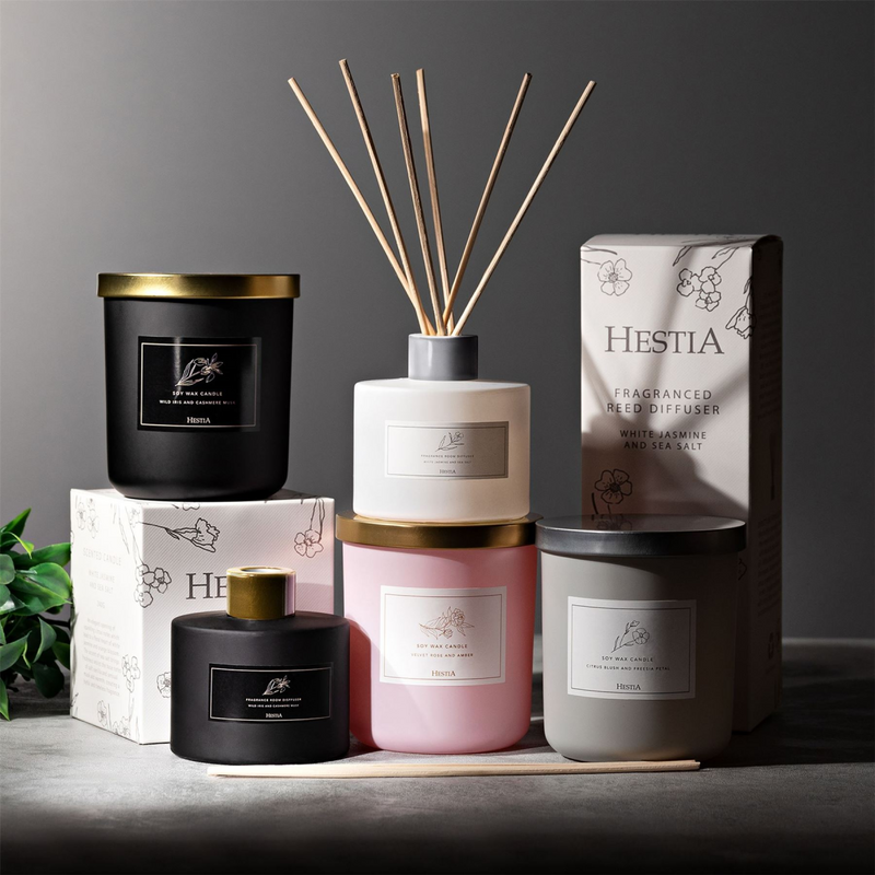 Hestia Candle 240g Citrus Blush & Freesia Petals