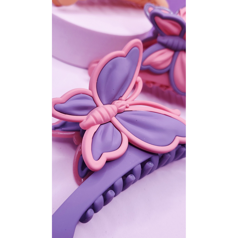 Butterfly Hair Clamps Pack of 12