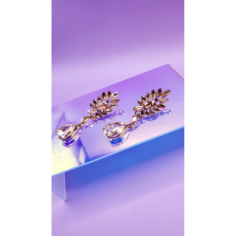 Infinite Crystal Drop and Dangle Earrings