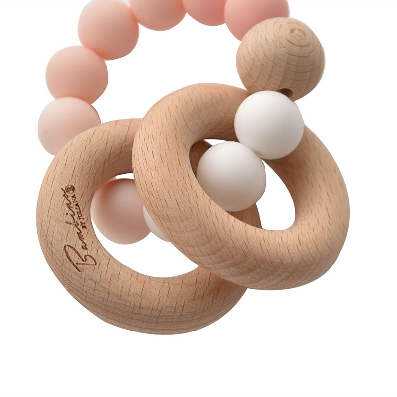 Bambino Ombre Teething Toy Pink