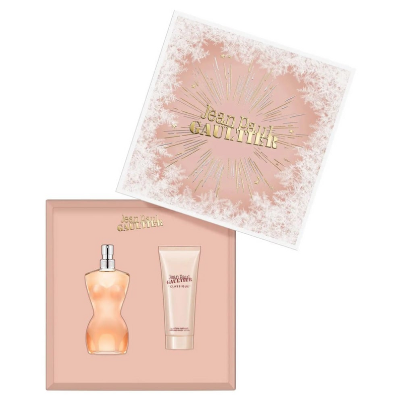 Jean Paul Gaultier Classique Gift Set (Eau De Toilette Spray 50ml  Body Lotion 75ml)