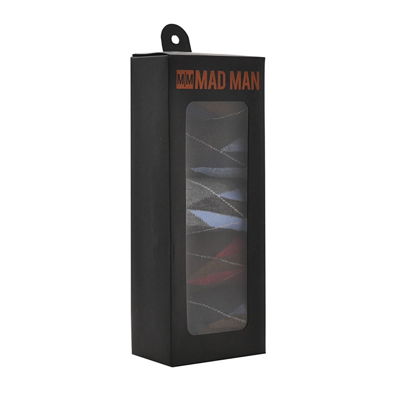Mad Man Ziggy Boxed Socks 5pc