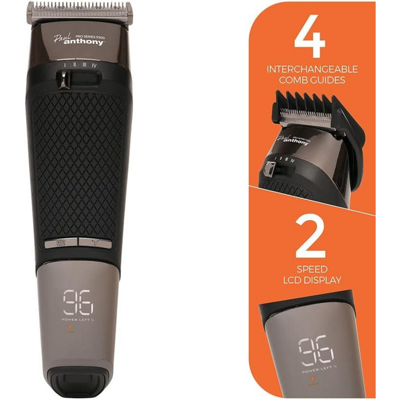 Paul Anthony 'Pro Series P300' USB-C Lithium Cordless Hair Clipper