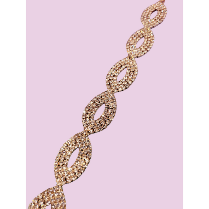 Oval Crystal Bracelet
