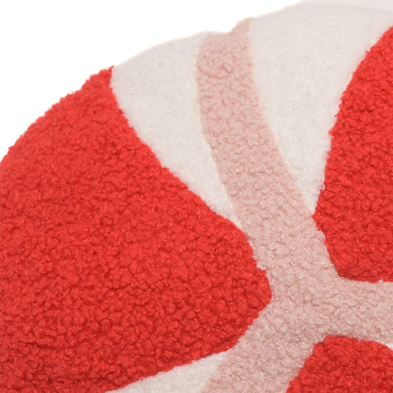 Round Pink & Red Candy Cushion