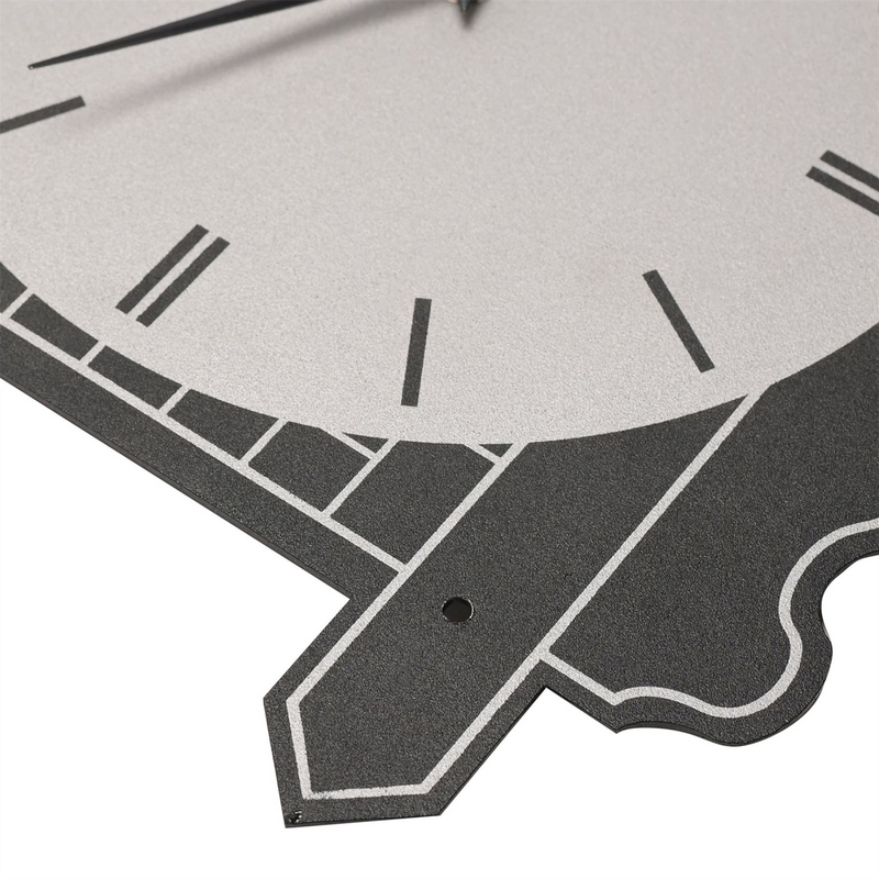 Wm Widdop House Silhouette Wall Clock 36cm