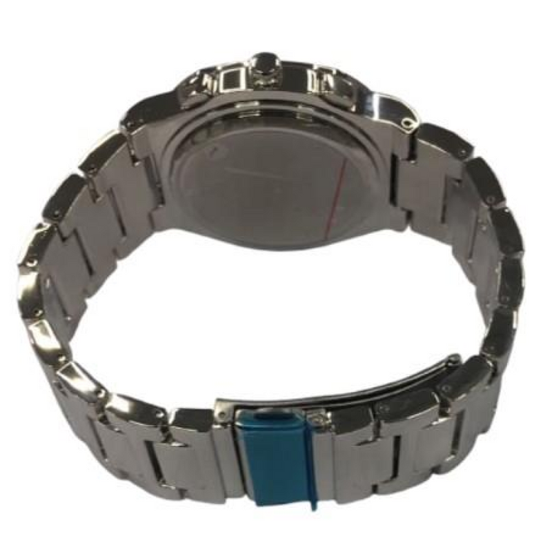NY LONDON GENTS BLING WATCH PI-7644 PNP/BLK