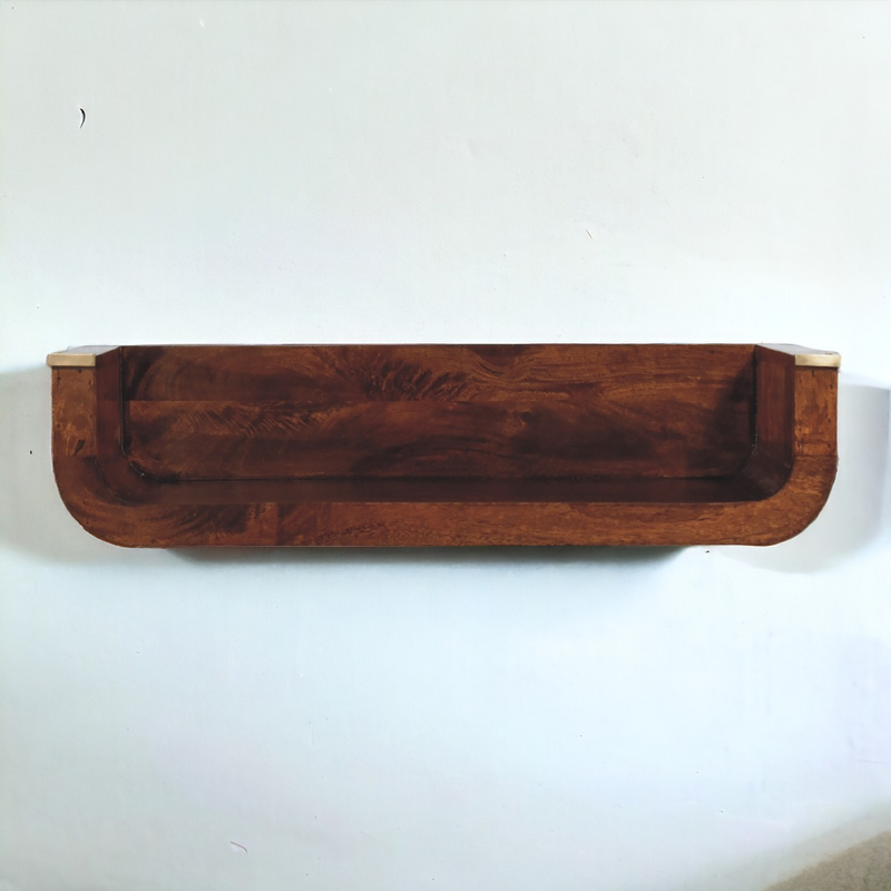 Artisan Furniture Solid Wood Indira Chestnut Floating Console