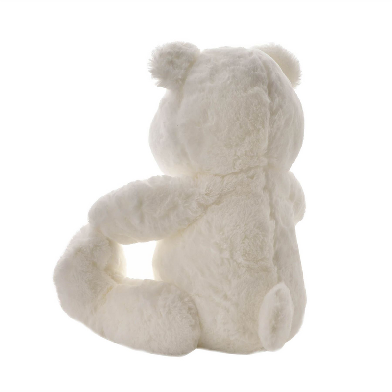 Bambino White Plush Bear Large 31cm