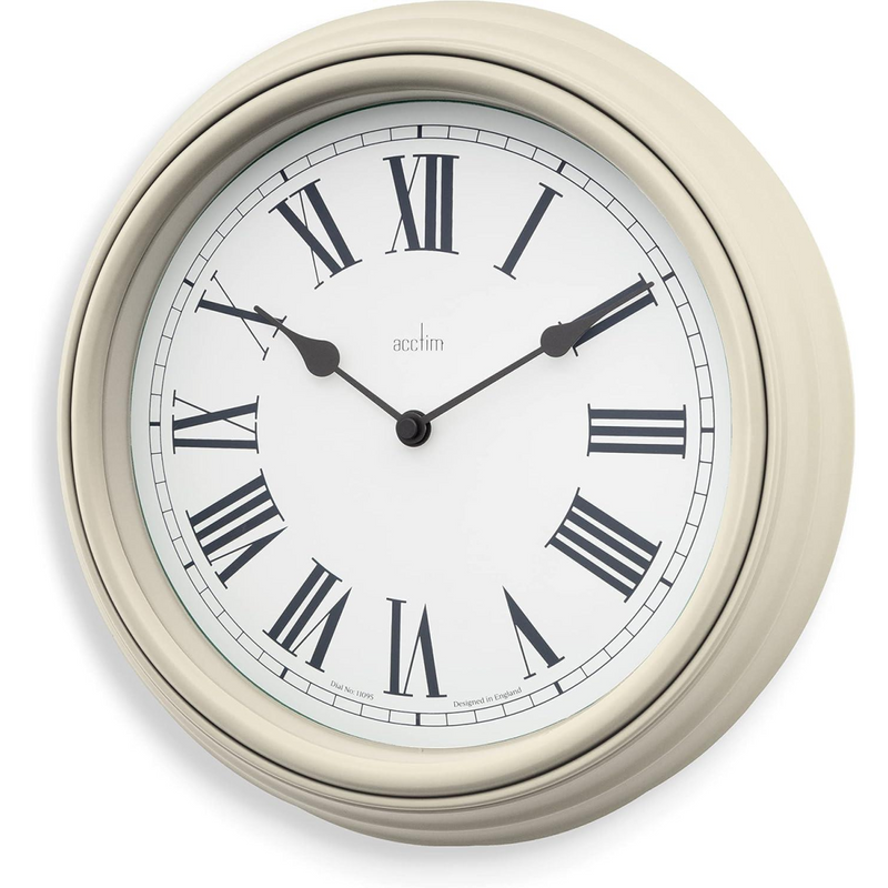 Acctim Devonshire Traditional 28cm Quartz Cream Wall Clock 22715