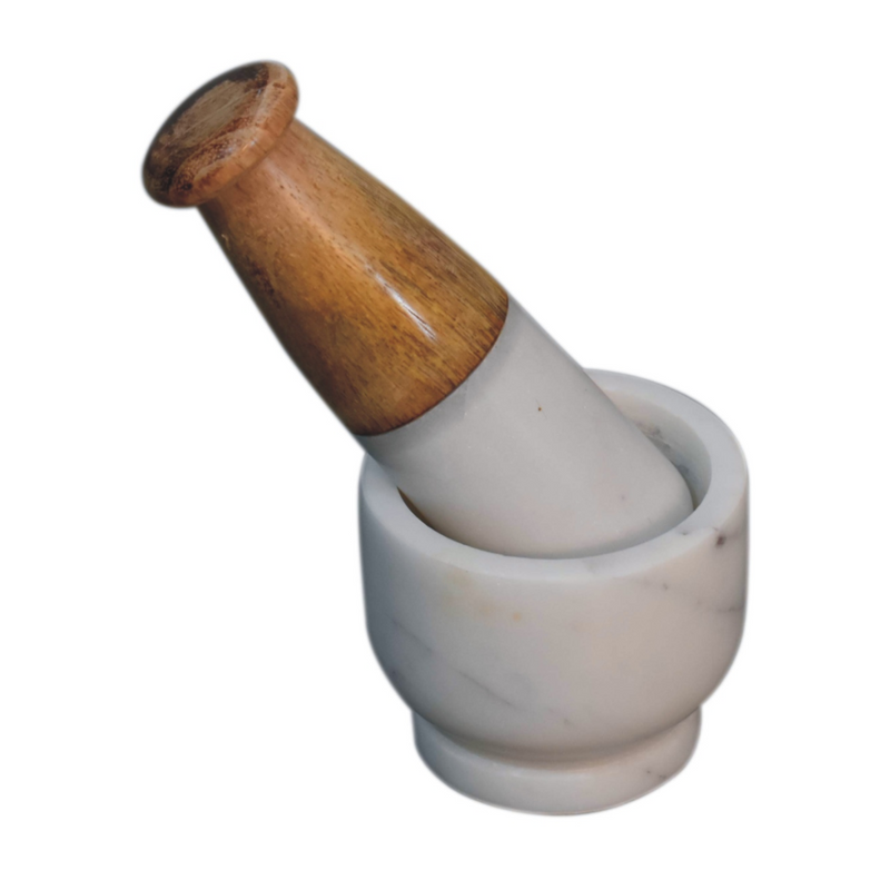Artisan Furniture Kitchen Accessories - Small Marble Pestle and Mortar