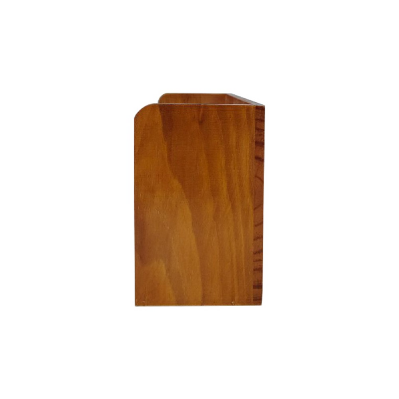 Letter Rack Document Rack Wooden Office Shelf Post Tray Desk Organiser Letter Tray Box For Magazines Papers and Documents