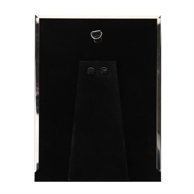 Bambino Metal Plated Frame - Teddy with Blue Mount 4" x 6"