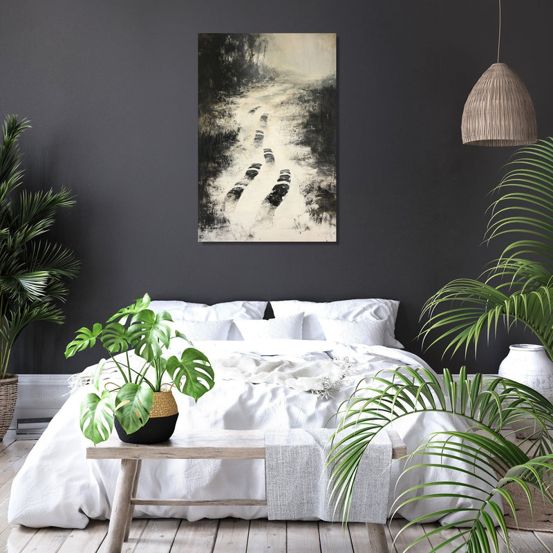 Disappearing Footprints Canvas