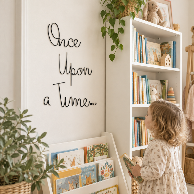 Once Upon a Time Wire Wall Sign