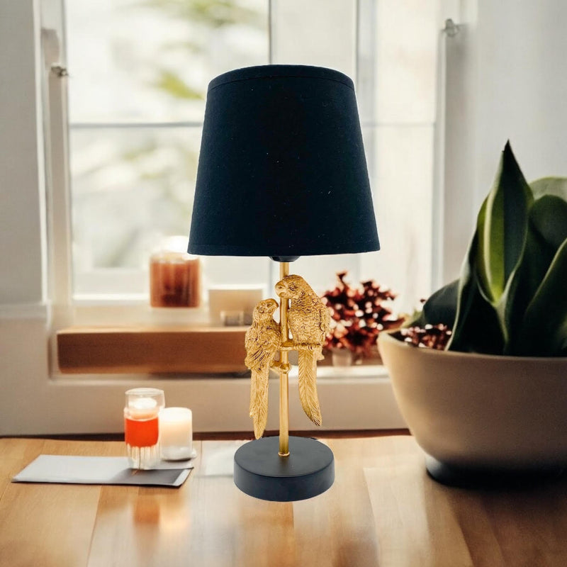 52X20X20CM TABLE LAMP 7" BLACK SHADE