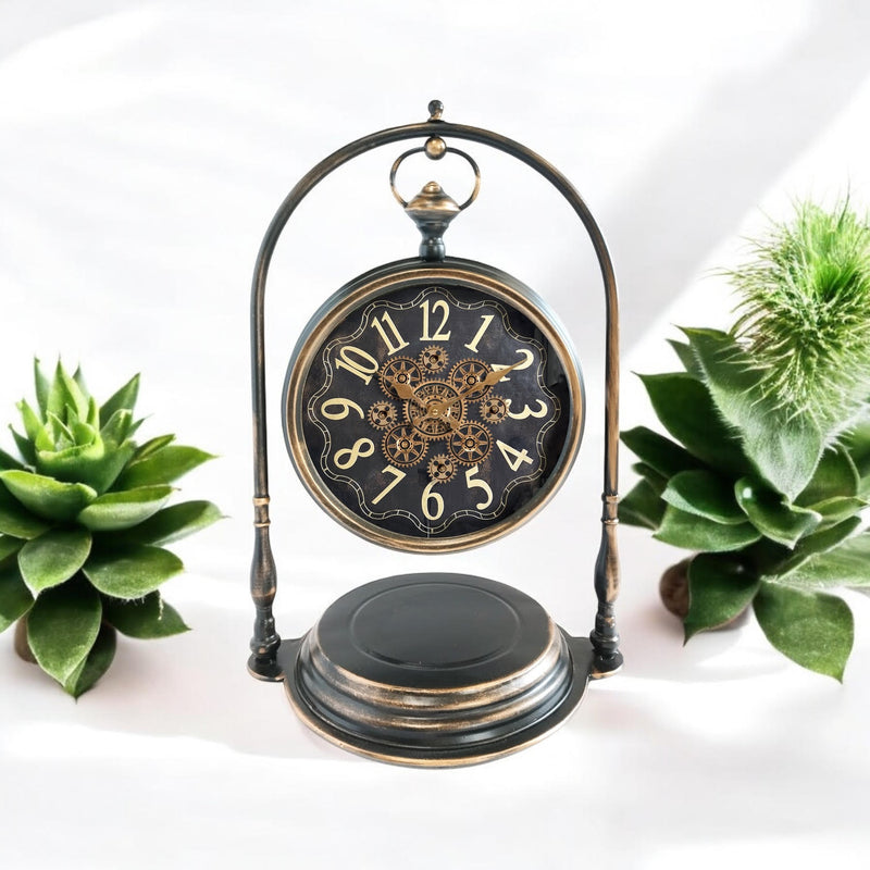 67CM Gear Clock - L35 x W45 x H67 cm