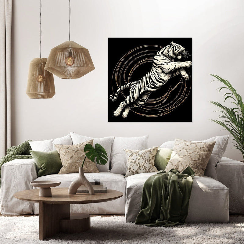 Golden Leap Majesty Canvas