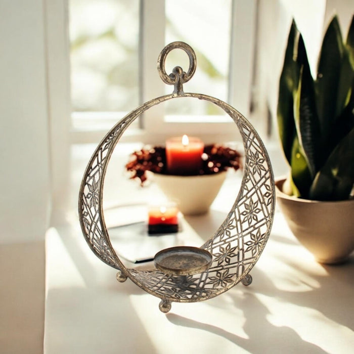 32CM METAL CANDLE HOLDER