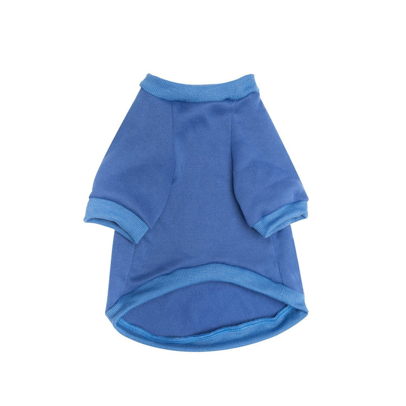 Pet Clothes Fleece-lined Thickened Solid Color Hoodie