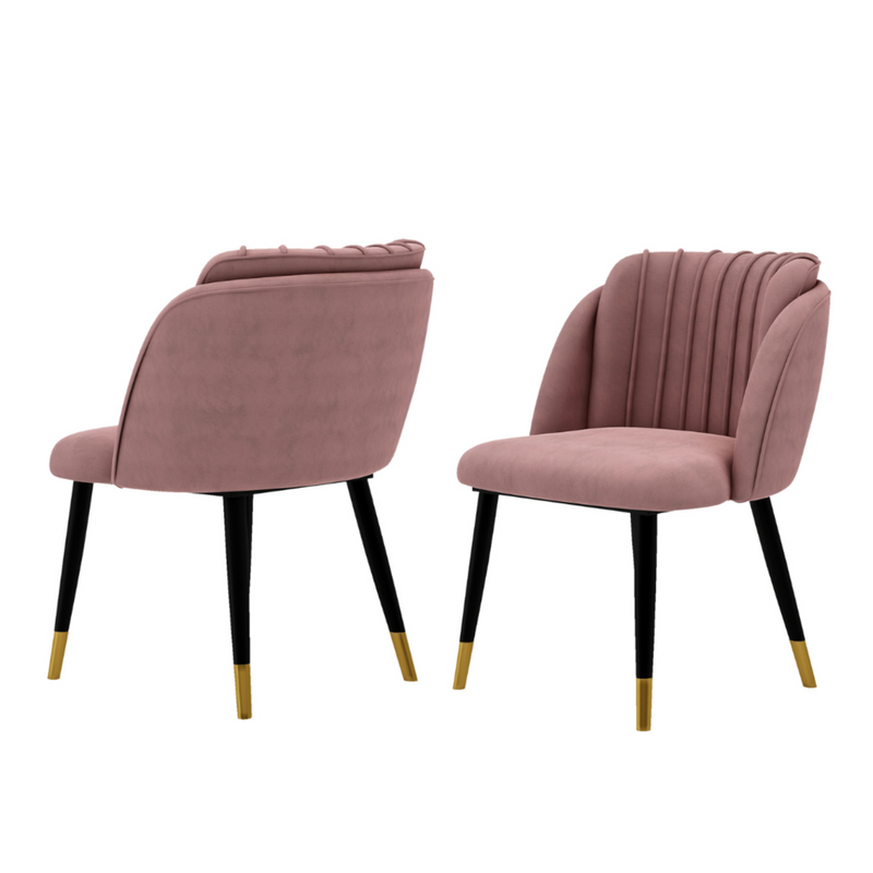 Milano velvet dining chair