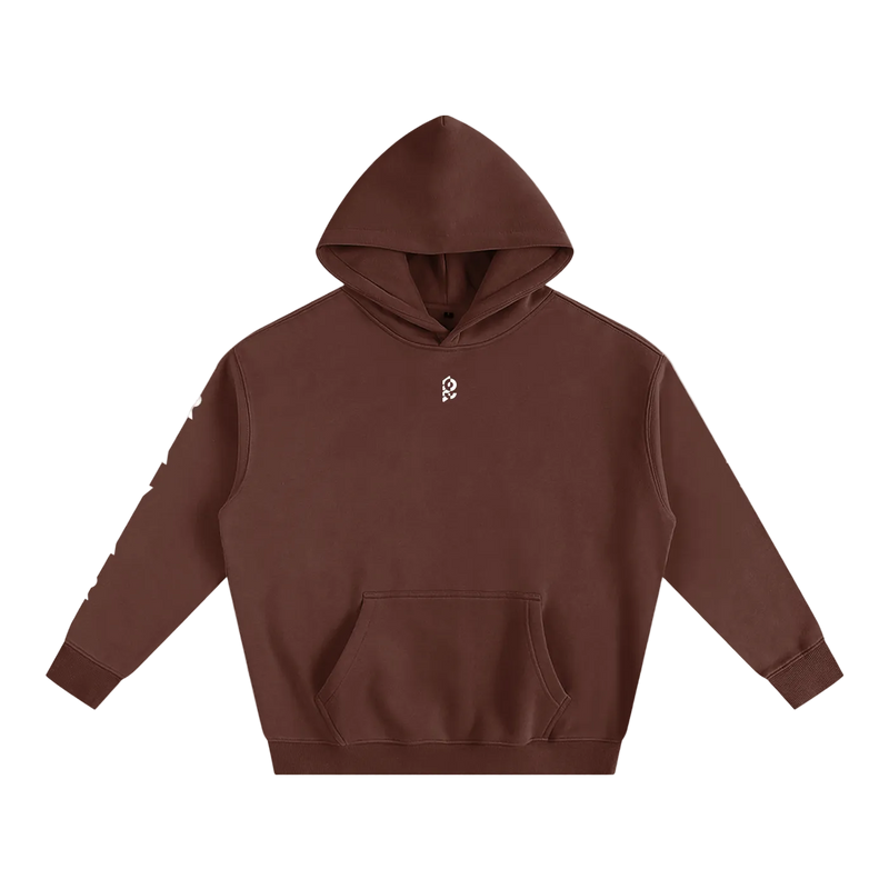 Ravar Arm-Print Heavyweight Hoodie