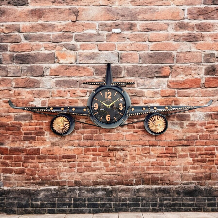 114CM AEROPLANE WALL  CLOCK