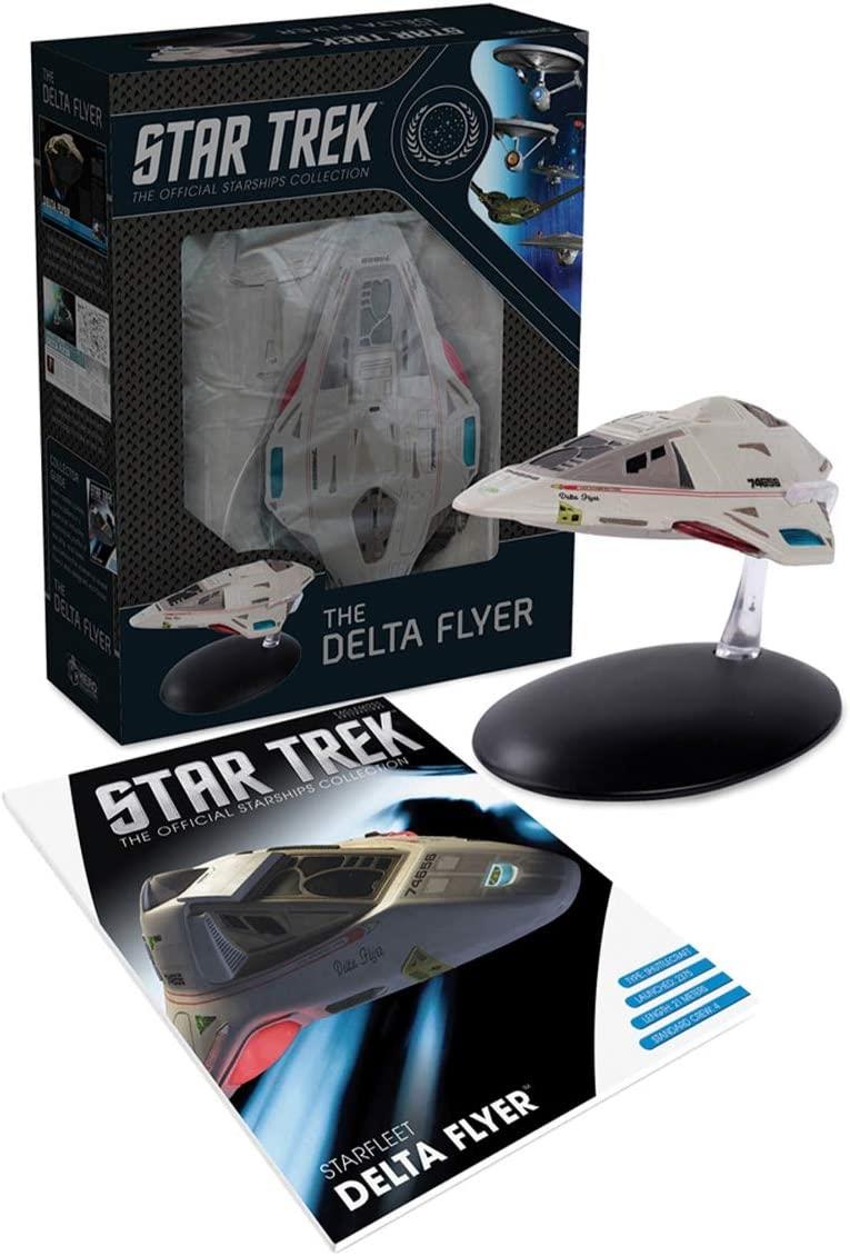 #38 Starfleet Delta Flyer Model Diecast Ship (Eaglemoss / Star Trek)