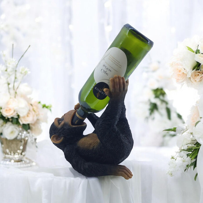 25CM GORILLA WINE BOTTLE HOLDER