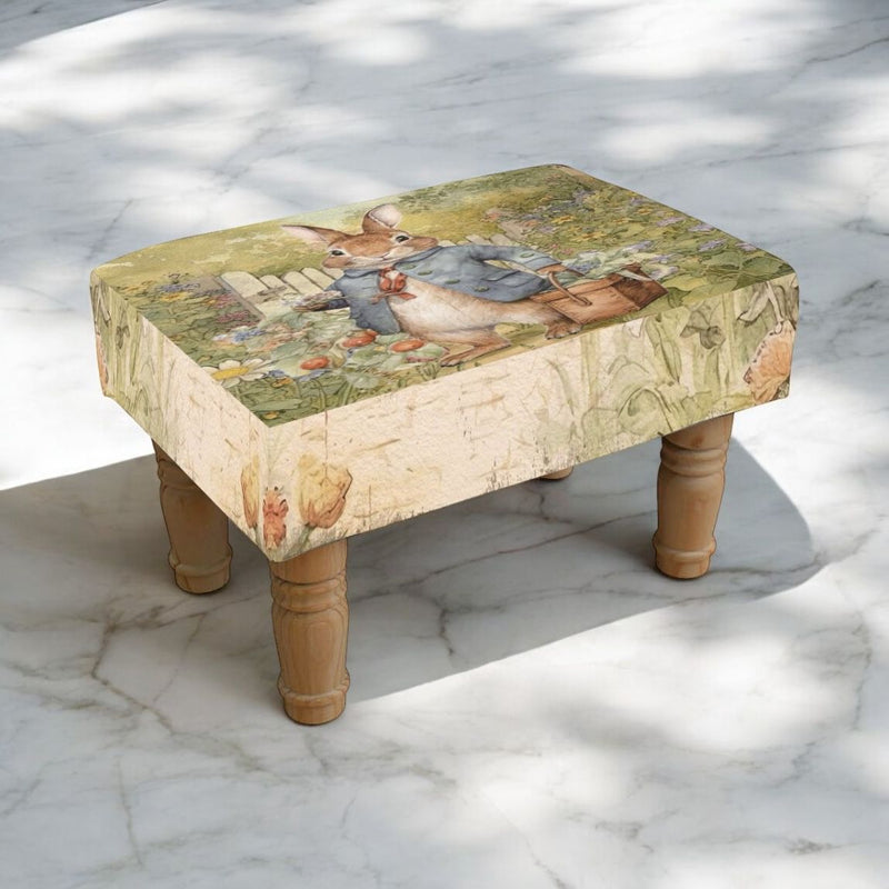 RABBIT FOOTSTOOL