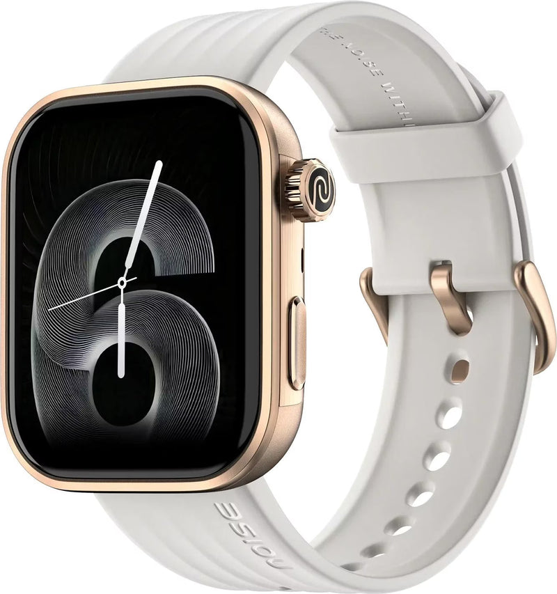 Noise ColorFit Pro 6 Smartwatch – 1.85" AMOLED Always-On Display, Bluetooth Calling, IP68, 7-Day Battery – Jet Black | Ivory Gold | Ice Blue