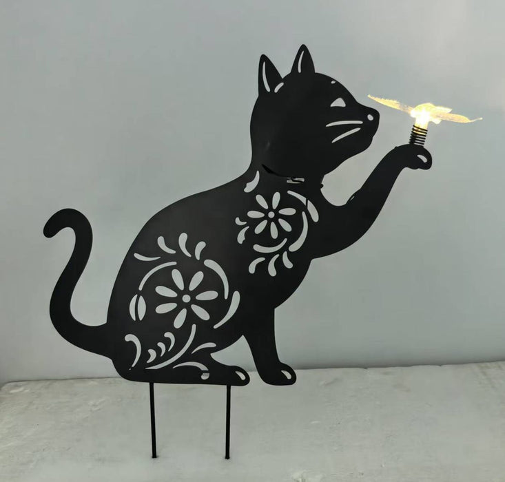 Cat Design Solar Stake light