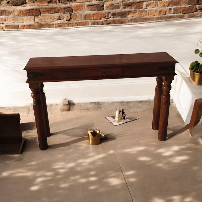120CM WOODEN CONSOLE TABLE - 120x76x30 cm