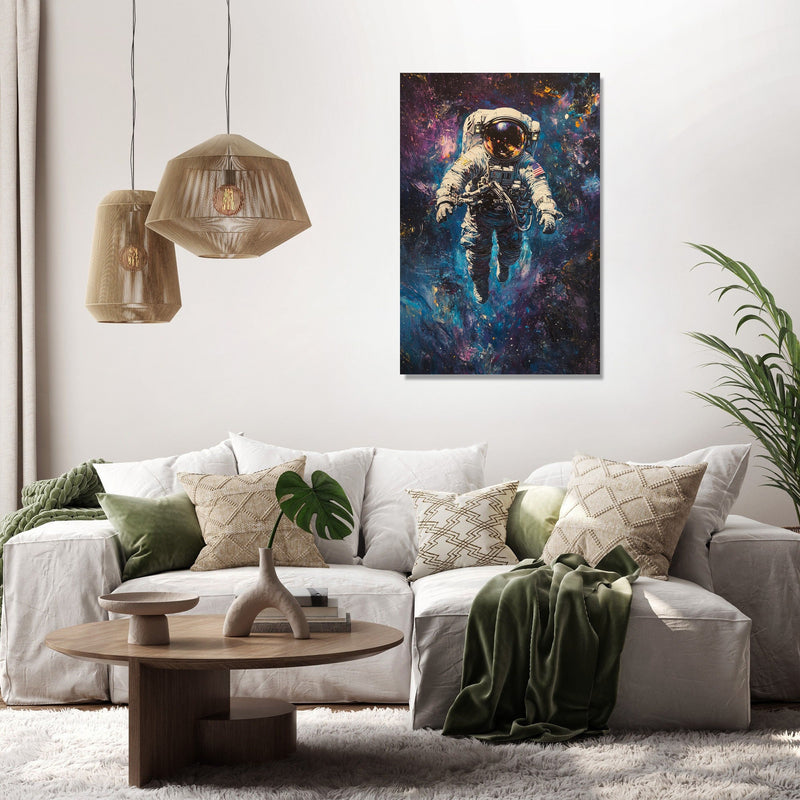 Astronaut's Solitude Canvas