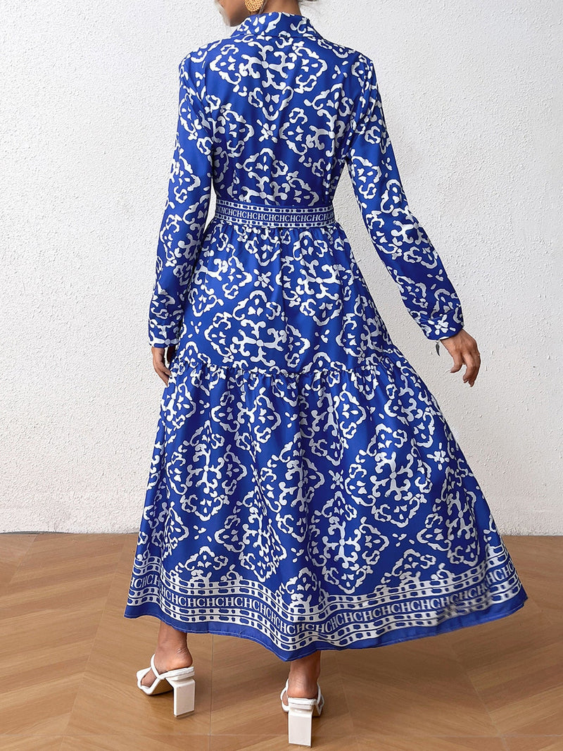 Women's Creative Versatile Lace-up Elegant Dress