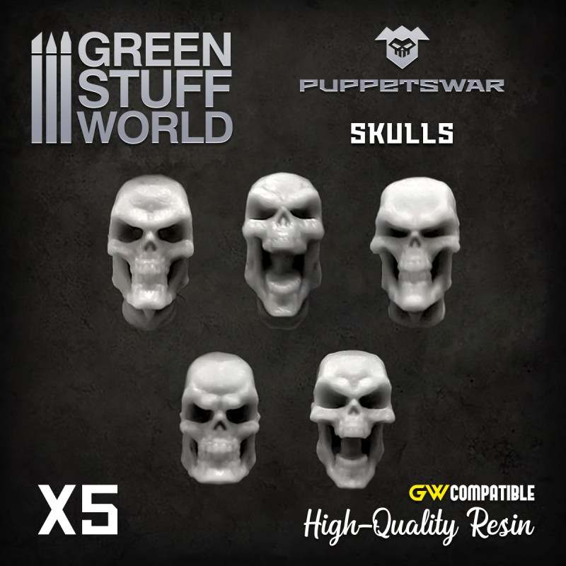 Green Stuff World Skulls
