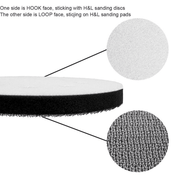 2Pcs 125mm/5inch Diameter Soft Buffer Sponge Interface Cushion Pad Sanding Pads - InStock