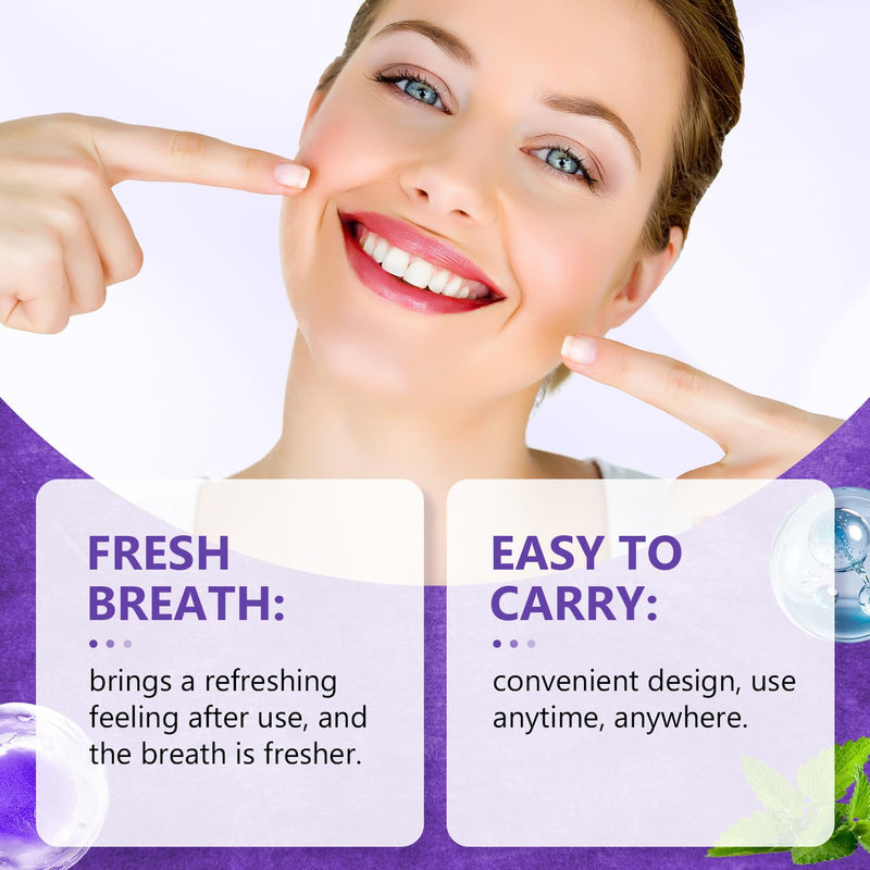 2Pcs Probiotic Oral Spray – Alcohol-Free Breath Care (20ml/0.68oz) Travel-Size